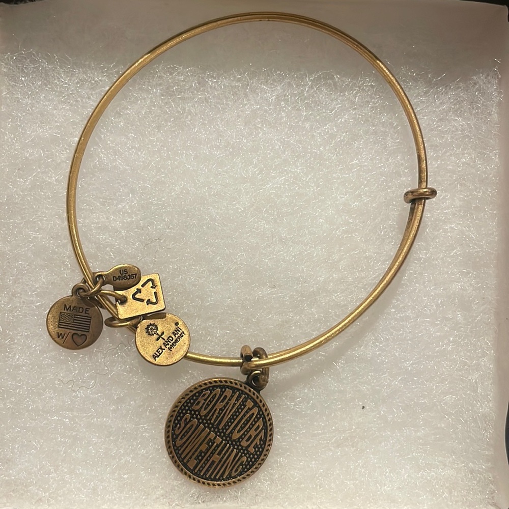 Alex and Ani Born to Be Something bangle